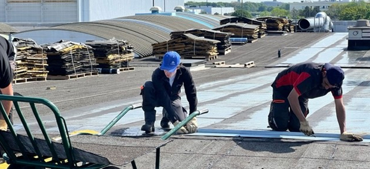 équipe étancheurs toit terrasse